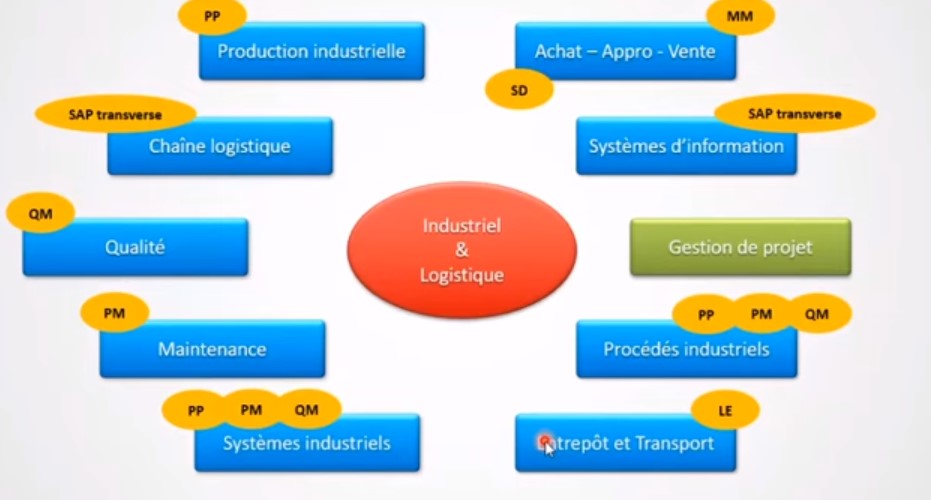 les fonctionnalités de SAP ERP