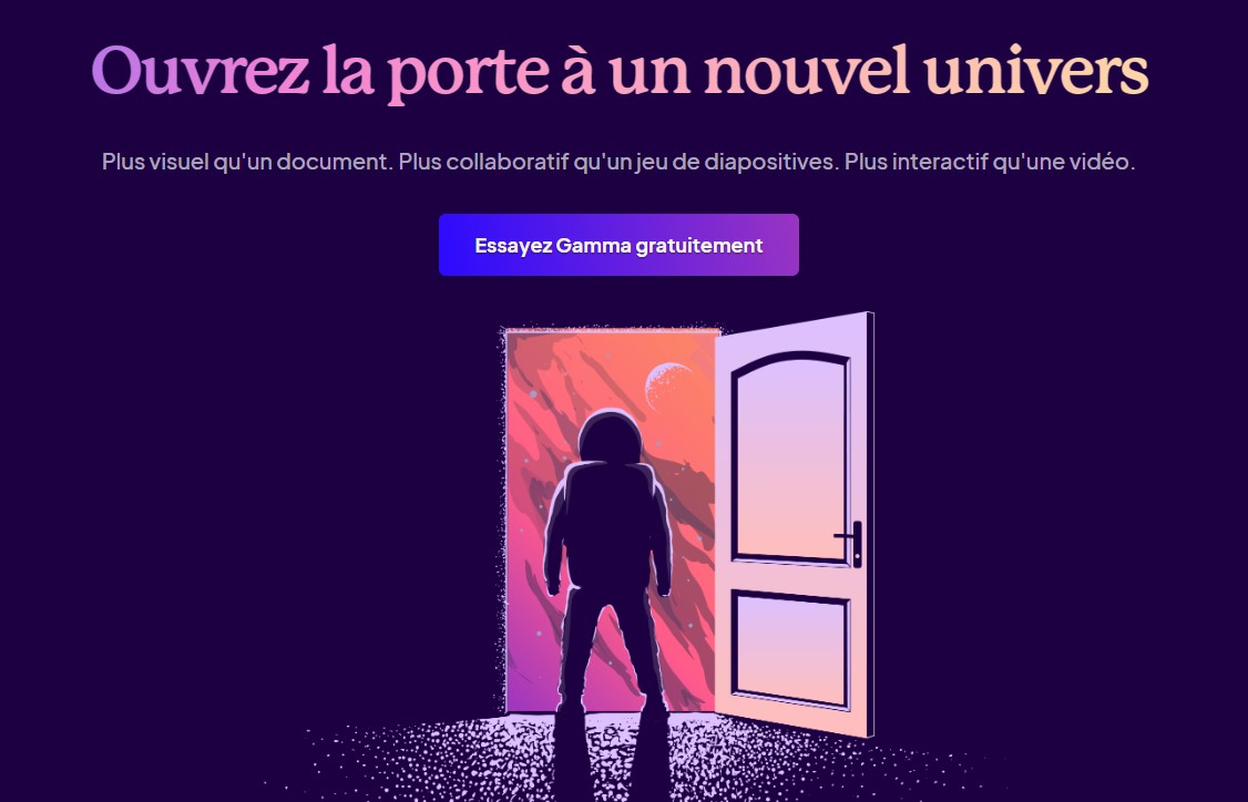 Gamma app : une IA qui crée des présentations en quelques clics