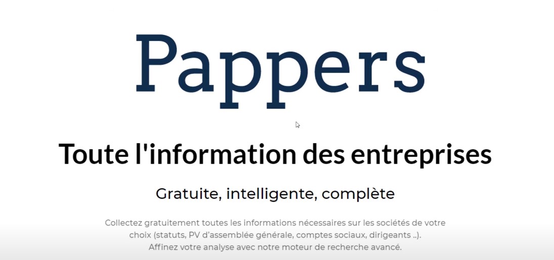 pappers entreprises informations