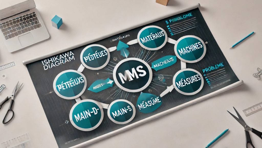 utilisation 5 M Diagramme d'ishikawa
