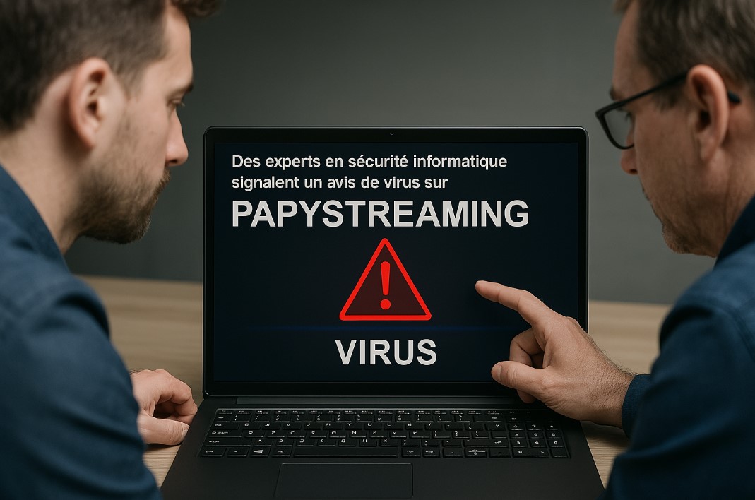 Des experts en sécurité informatique signalent un avis de virus sur papystreaming